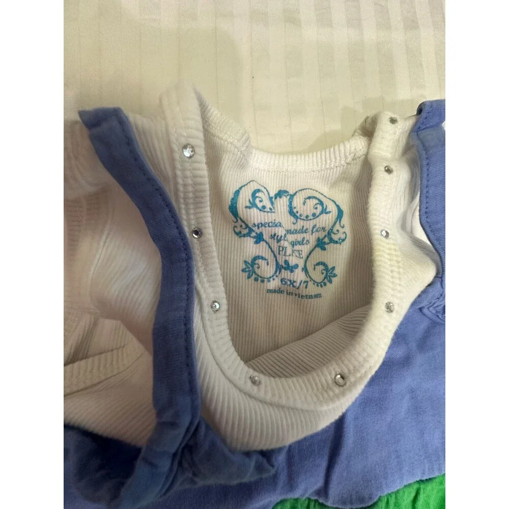 THE CHILDRENS PLACE GIRLS SLEEVELESS COTTON DRESS SIZE 6X/7
